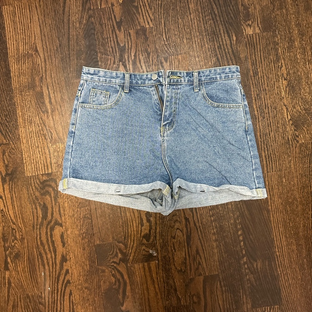 Classic Blue Denim Women's Shorts